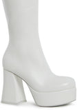 Flirty Flair Go Go Boots - White