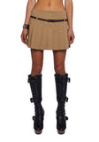 Down Bad Pleated Mini Skirt