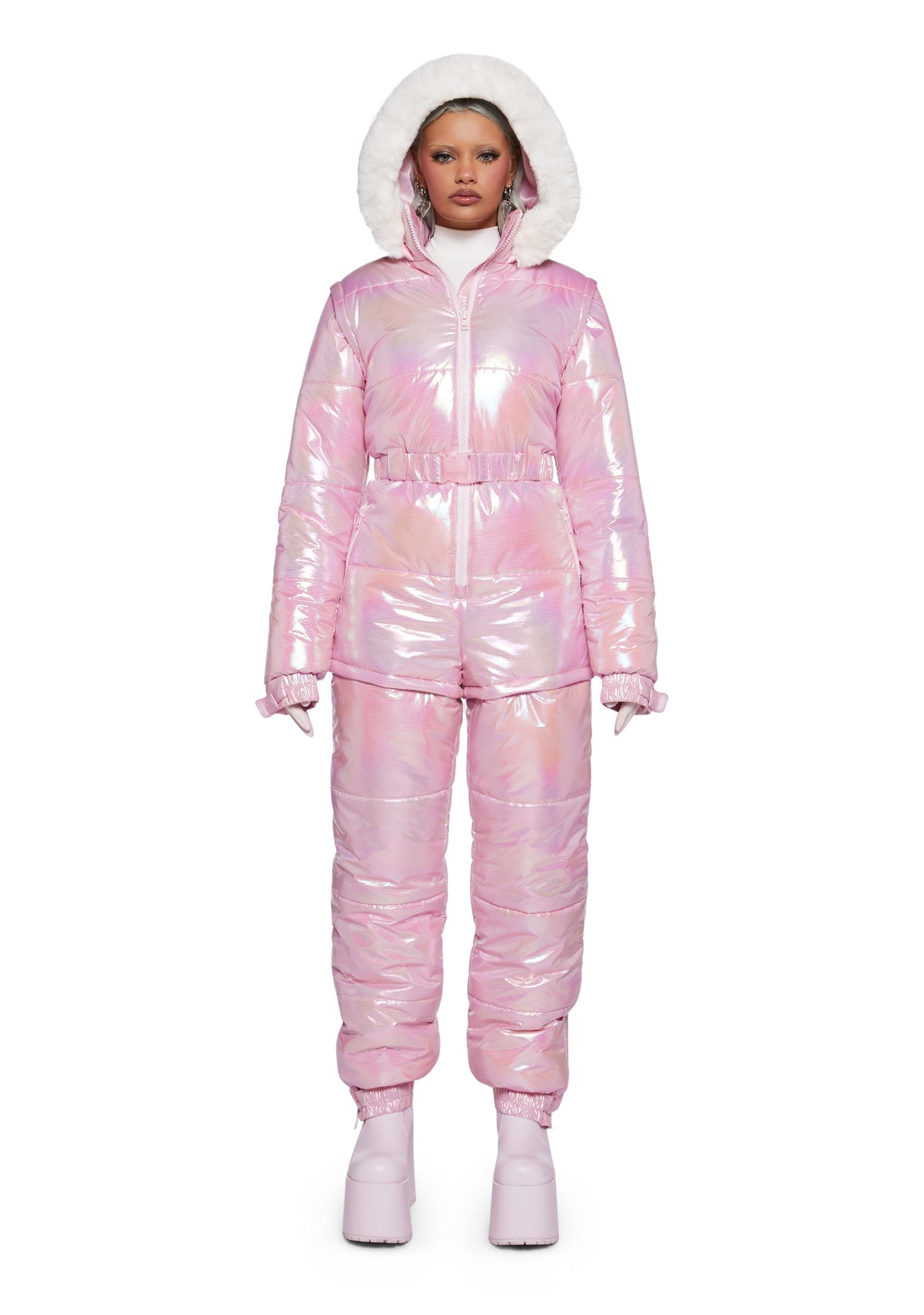 Frosted Glow Iridescent Snowsuit