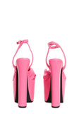 Cheers To U Platform Sandals - Pink