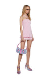 Y2K Bubble Mini Dress - Pink