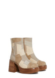 Winding Roads Ankle Boots - Beige