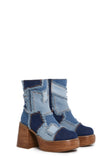 Winding Roads Ankle Boots - Denim