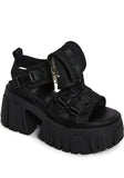 Utopia Platform Sandals - Black