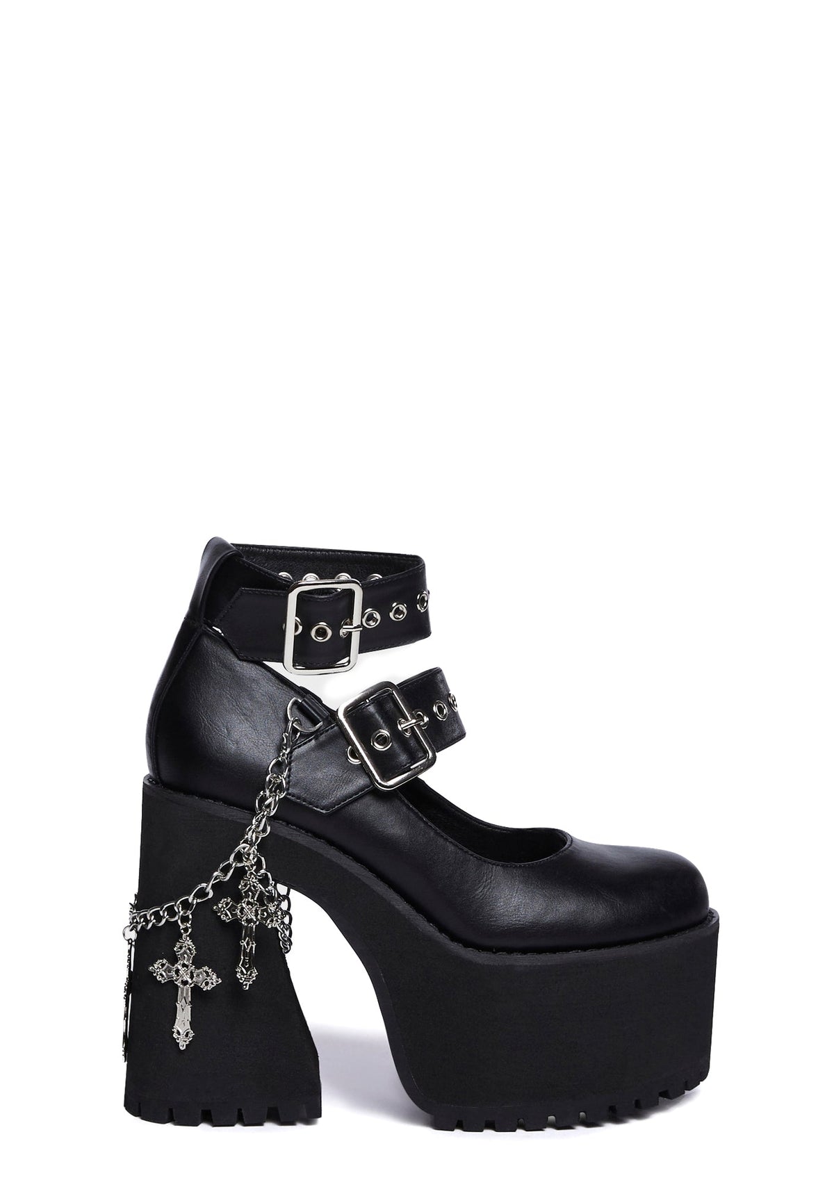 Damned If I Do Platform Mary Janes
