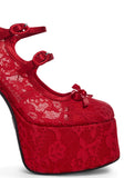 Love Smiling Melody Platform Heels