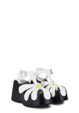 Forever Frolicking Platform Sandals - White