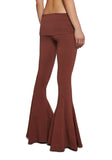 Dew Morning Flare Pants - Brown