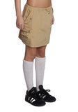 Camel Check My Status Cargo Skirt